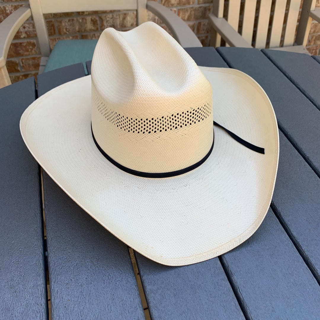 Resistol Cowboy Hat USTRC Team Roping Championship Long Oval Size 7 1/4 ...