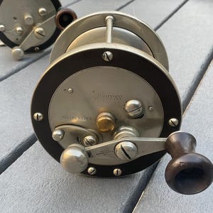 congress fishing reel Vintage Vom Hofe Montague Congress Reel German Nickle Silver Freespool  Early! Very Nice!