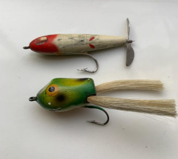 Antique Paw Paw Blessé Minnow Leurre de pêche