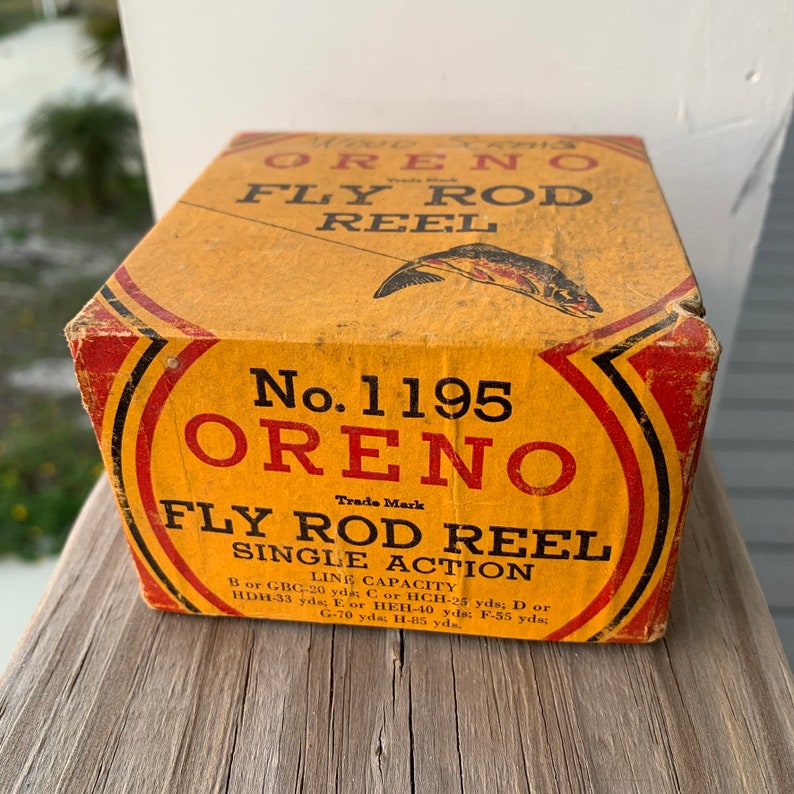 Box for Oreno Fly Rod Reel 1195 Vintage South Bend Bait Co. image 2