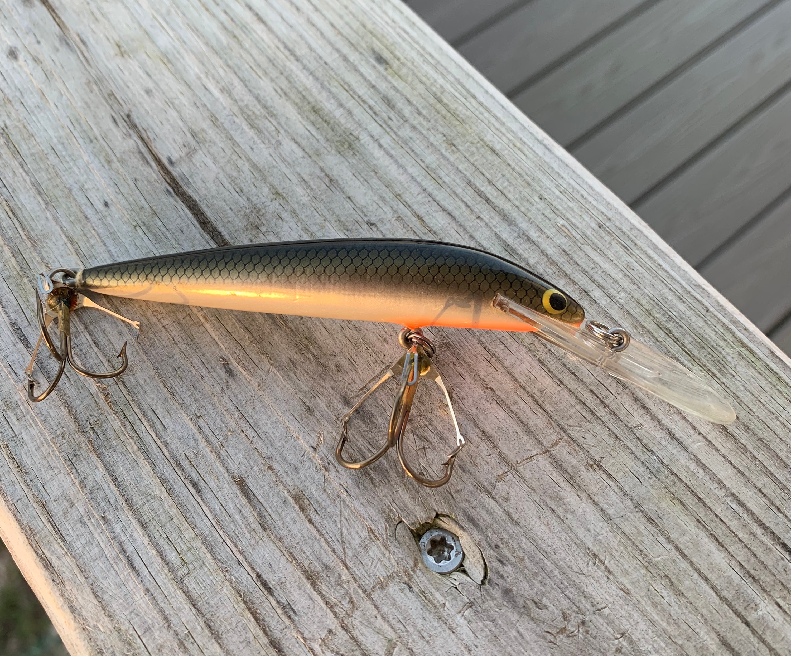 Vintage Wiley Musky Glide Bait Lure Tough Custom Color 