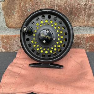 cortland fly reel vintage Retro X Click X-II Reel FEATURES Adjustable Click Pawl Drag Closed Frame w/ Expose Spool Mid Crown Series Fly Reel 3/5