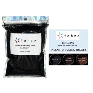 Hair Fiber for Hair Loss Thinning Hair Premium Keratin Fiber Thickening Concealing Powder for Hair Loss Large 100 Gram Refill Bag Unscented