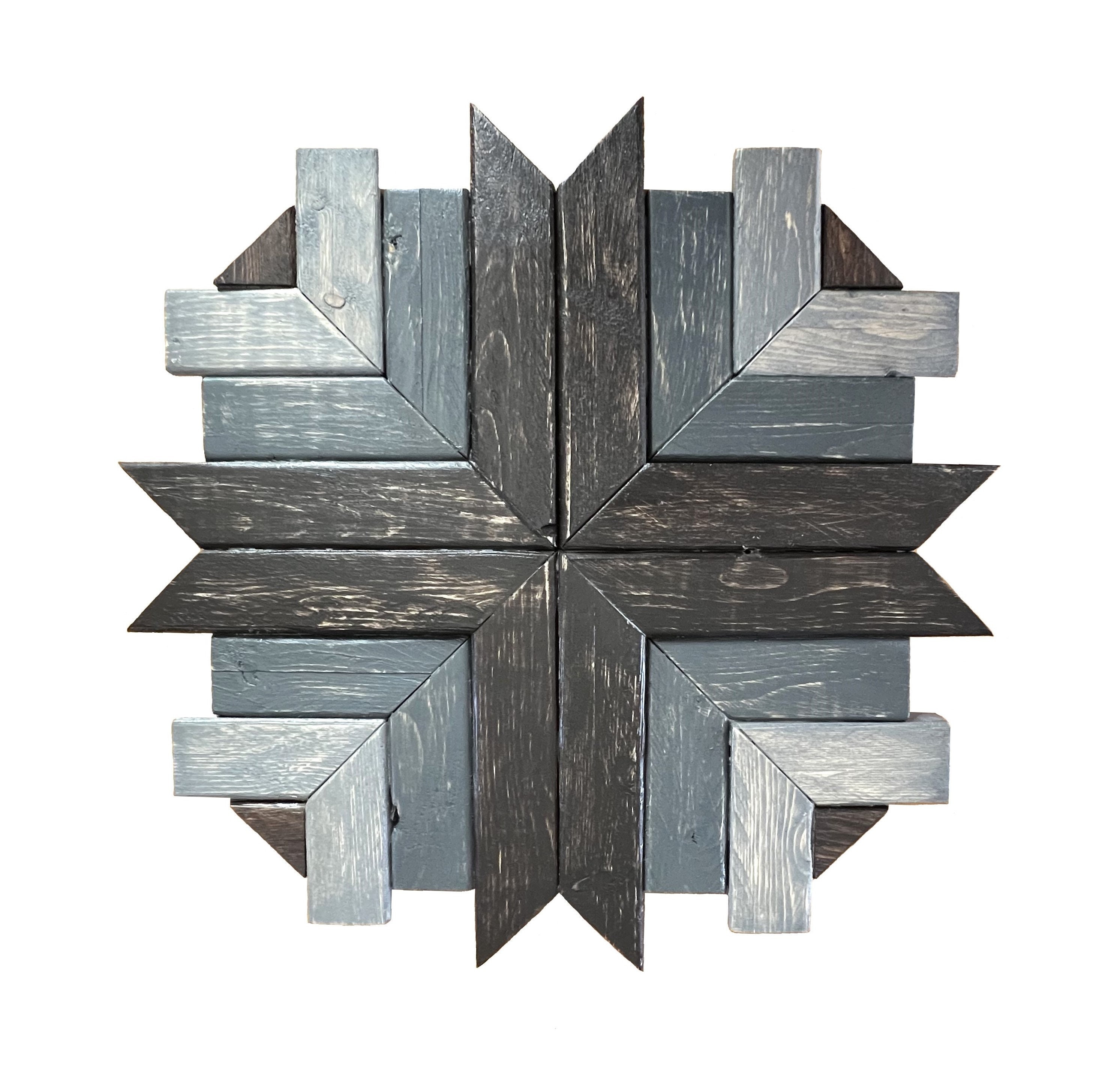 Wood Wall Art Quilt Geometric Mosaic Pattern Home Decor Wedding Home