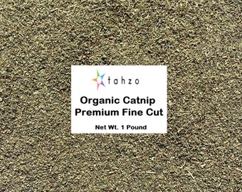 Organic Catnip Canadian Grown Fine Cut Fresh Cat Treat Toy Bulk Catnip