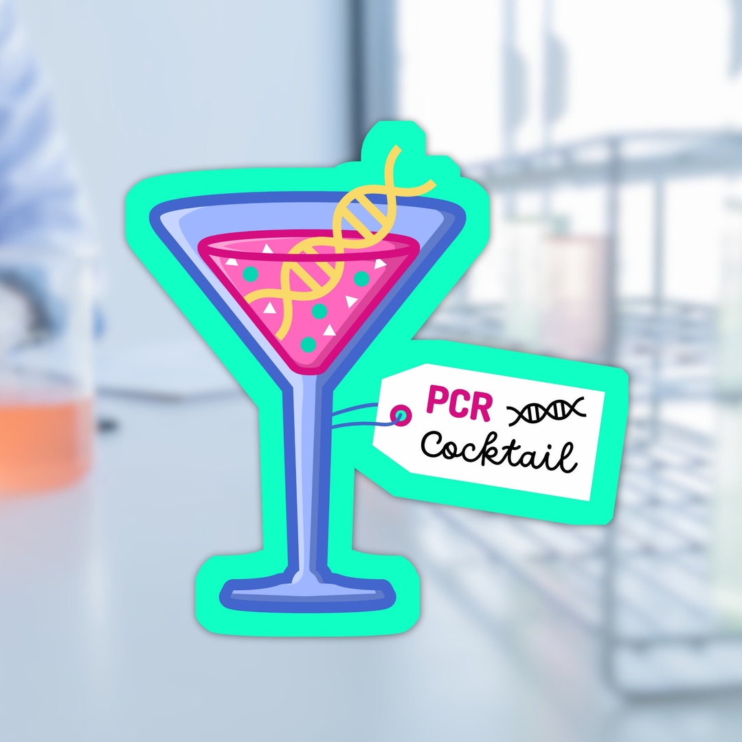 Polymerase Chain Reaction Sticker I PCR Cocktail Sticker I DNA - Etsy