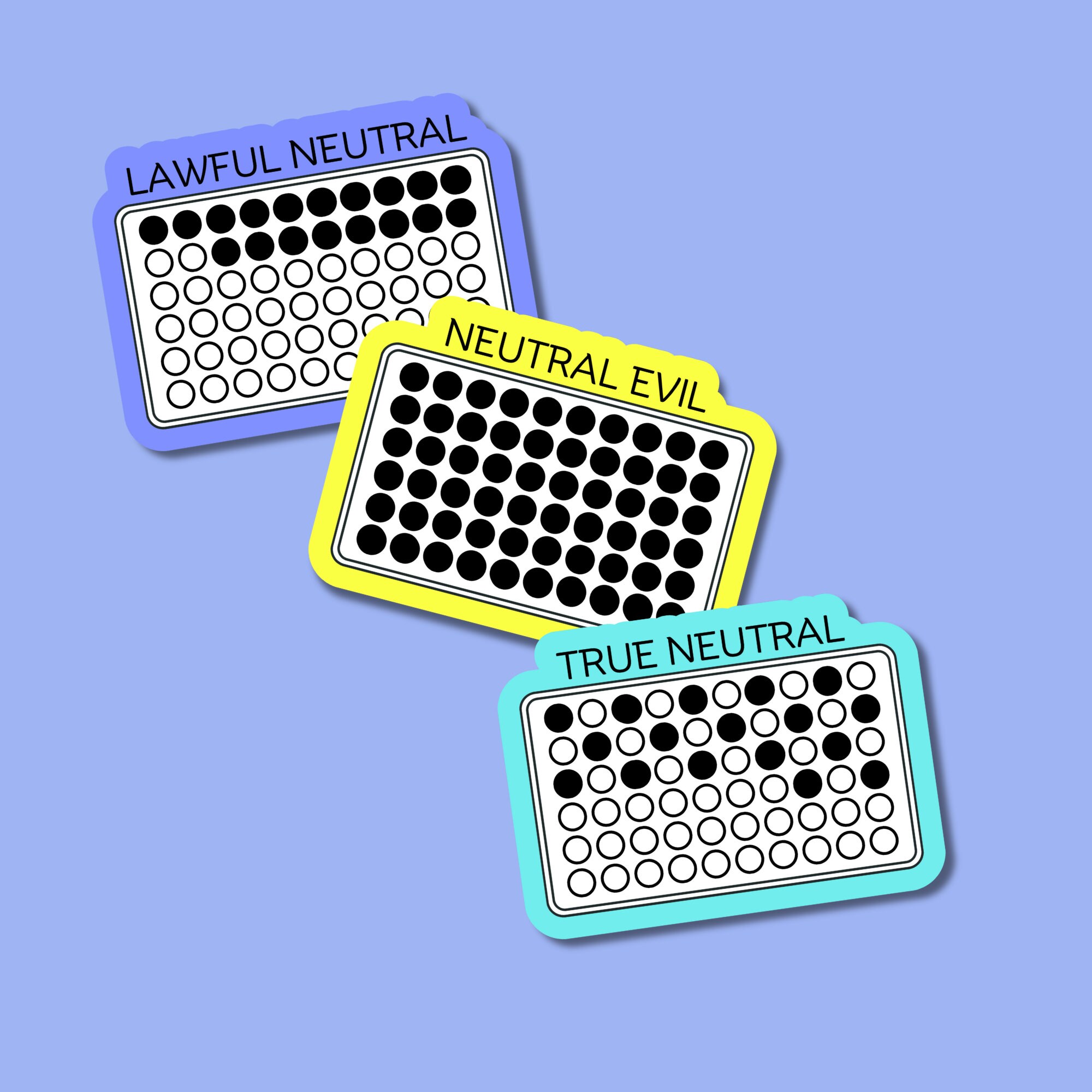 Microbiology Pipette Tip Alignment Stickers. Funny Biologist Texture ...