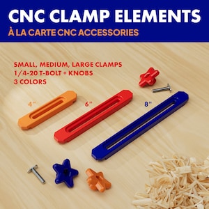CNC Clamp Elements - À La Carte CNC Accessories