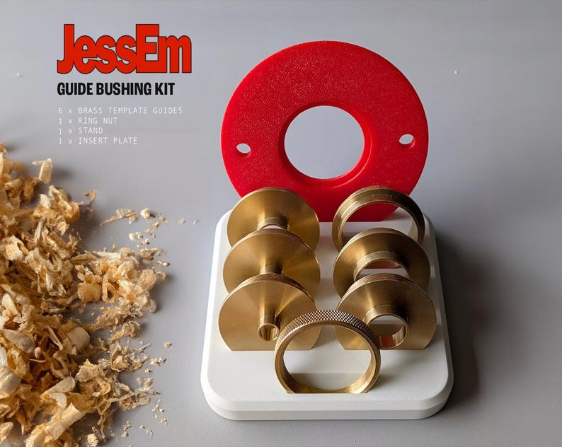 Jessem Rout-r-lift Template Guide Kit Incl. Bushings! - Physical ...