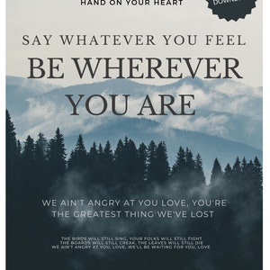 You're Gonna Go Far NOAH KAHAN Song Lyric Digital Wall - Etsy