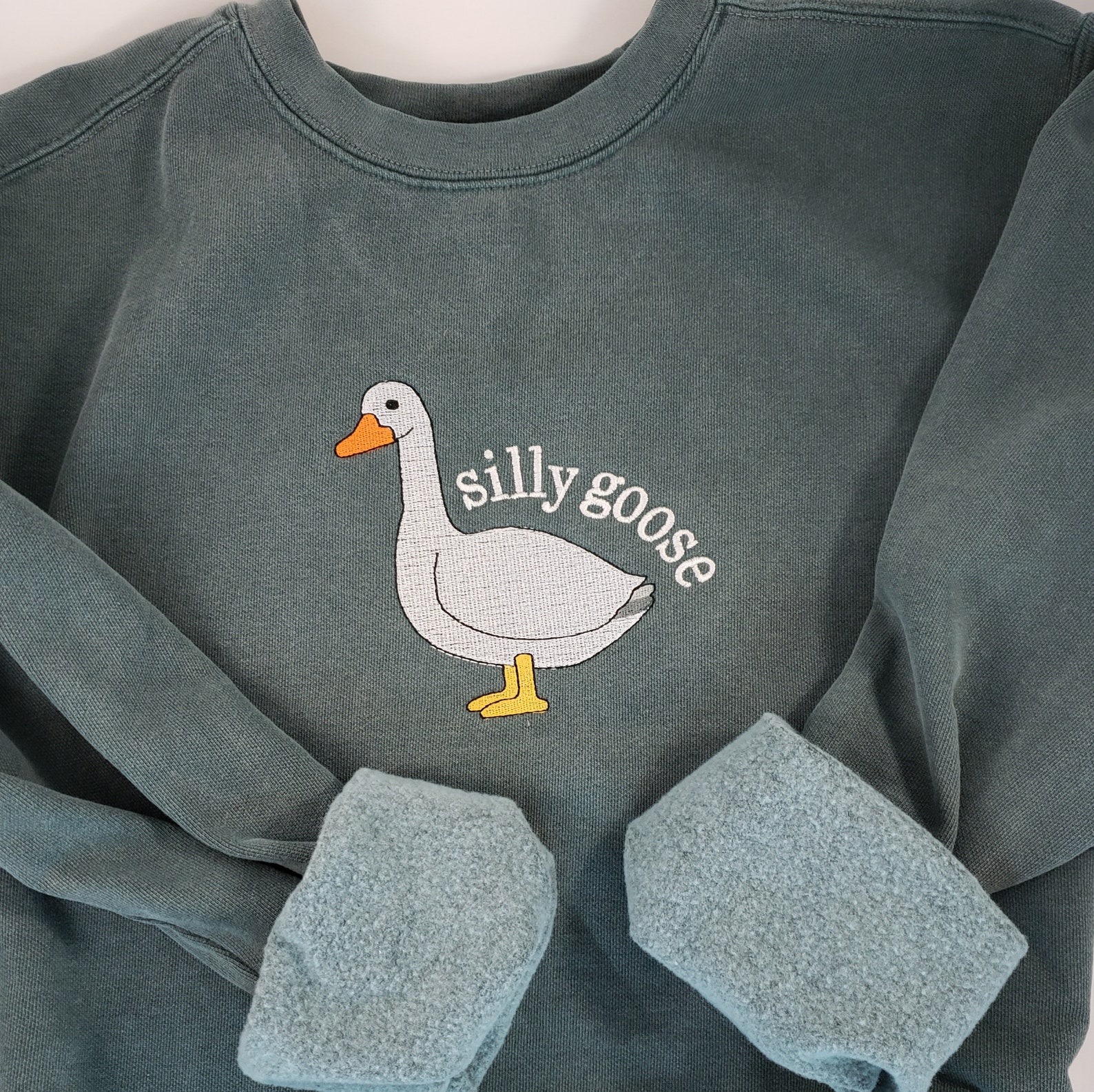 Silly Goose Sweatshirt Silly Goose Crewneck Silly Goose Etsy