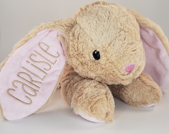 Personalized Embroidered Easter Bunny with name, personalized baby gift, my first Easter bunny, baby gift