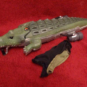 Action man - Crocodile/Alligator Suit Submarine - Swamp Accessory - 1999 - Rare