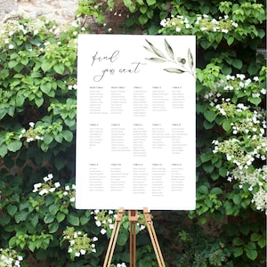 Olive Branch Seating Chart
