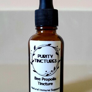 Pure Bee Propolis Tincture: Natural Immune Support (1oz) Herbal Supplement