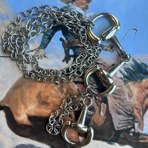 Snaffle Bit Double Pendant Necklace- The ‘Ol Snaffy