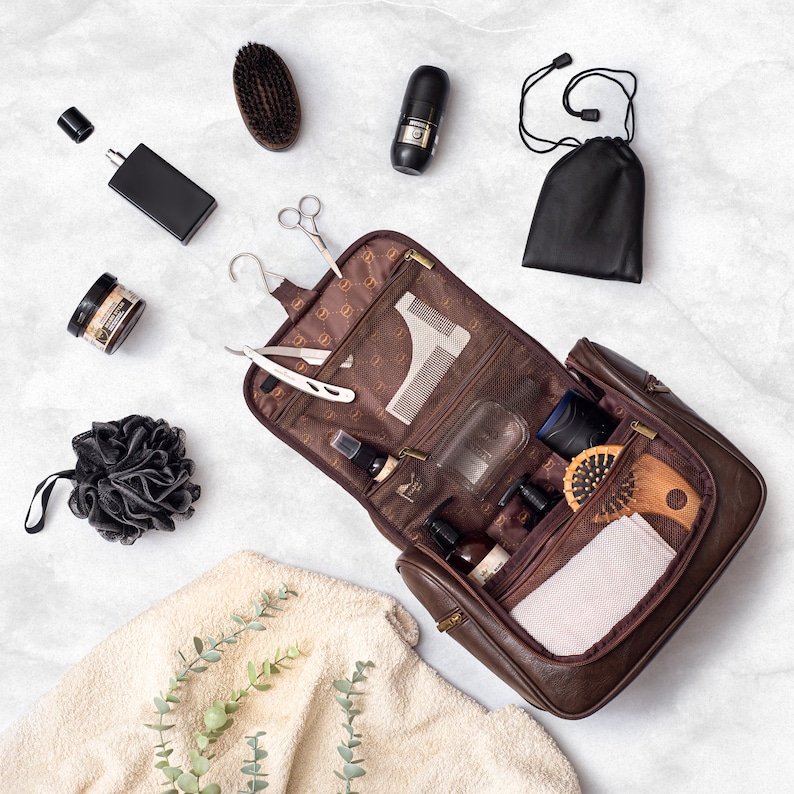 Hanging Toiletry Bag for Men With Pack Pouch Toiletries Bag Etsy Australia