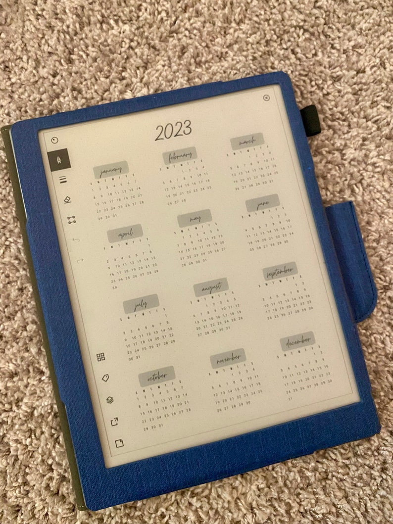 Remarkable 2 2025 Calendar Templates Etsy