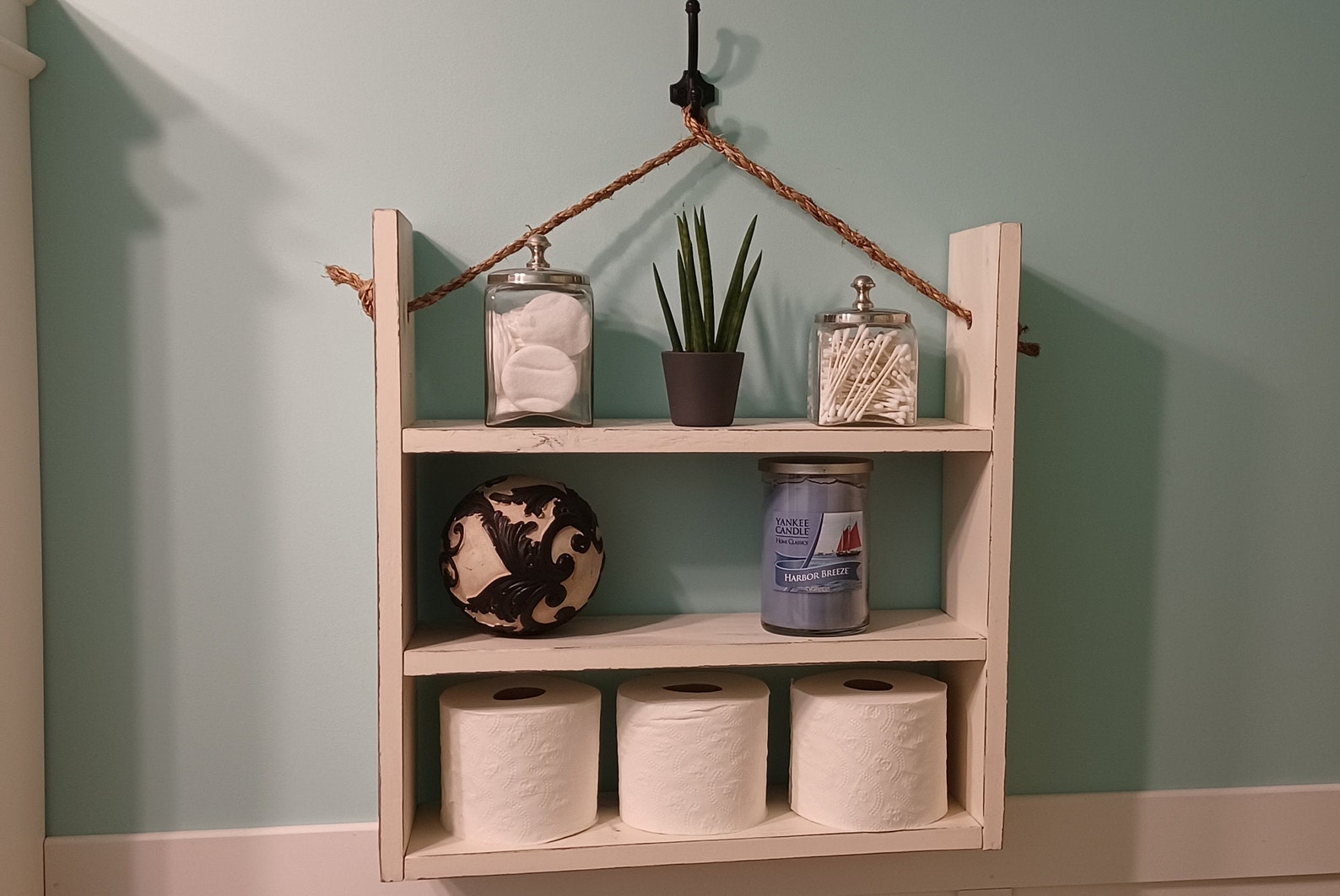 Hanging Bathroom Shelf Bathroom Storage Over Toilet Shelf - Etsy