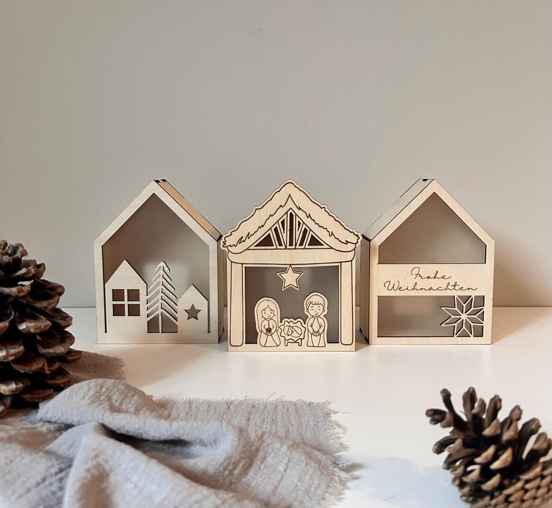 Christmas Light House | Christmas Decoration - Etsy