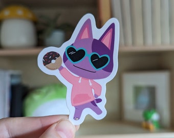 Bob Die Cut Vinyl Matte Sticker Animal Crossing