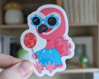 Flora Die Cut Vinyl Matte Sticker Animal Crossing