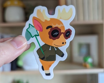 Erik Die Cut Vinyl Matte Sticker Animal Crossing