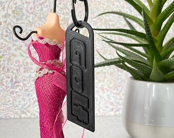 VW Golf 3 Keyring - Volkswagen Keychain