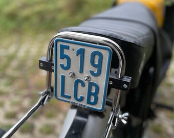 Simson license plate holder on the luggage rack - 3D printing