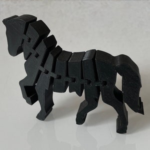 3D printing flexi horse, horse decoration