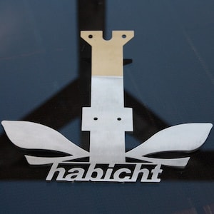 Kennzeichenhalter Simson Habicht hinten