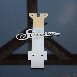 Kennzeichenhalter Simson aus Edelstahl S50, S51, Schwalbe usw.