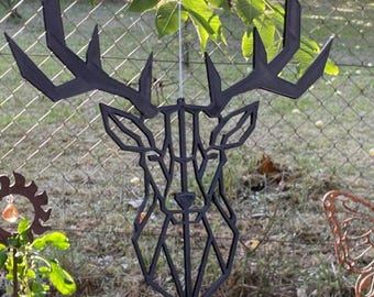 Geometric Deer – 3D Printed Window/Wall Decoration