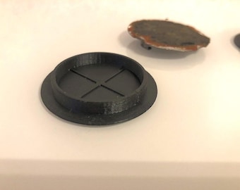 Universal car footwell plugs up to 90 mm - 3D printed ASA