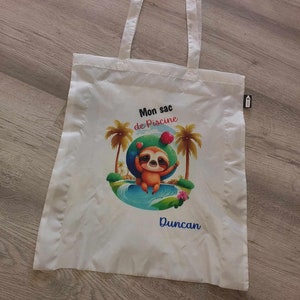 Personalisierte Pooltasche, personalisierte Strandtasche.