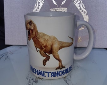 Tazza personalizzata con dinosauro, regalo di compleanno per bambini, tazza personalizzata con T-Rex