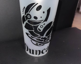 Personalized reusable astronaut cup for children, perfect for birthdays, preschool, baby showers, gifts, baptisms, parties, nannies, nurseries...