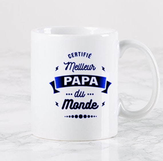 Mug Personnalisé Meilleur Papa Du Monde - Futur | Cadeau Annonce Grossesse Cadeau Fête Des Pères
