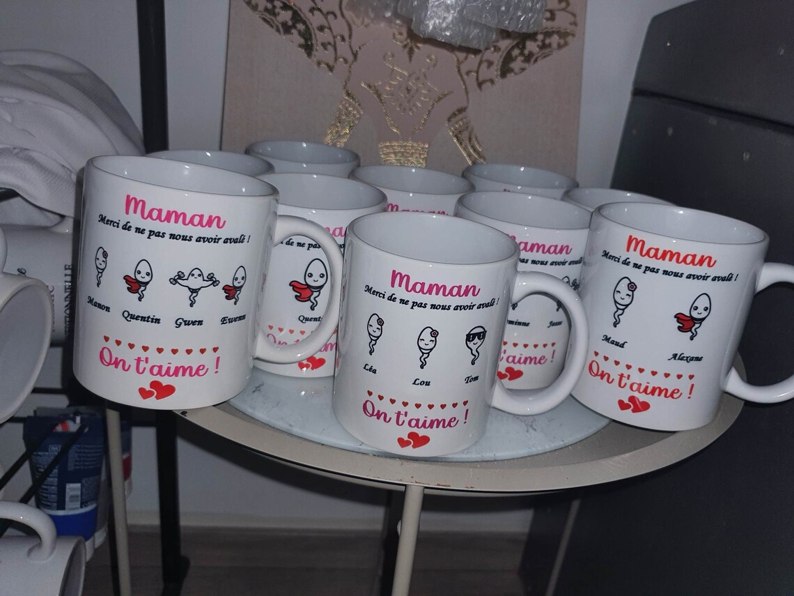 Mug personnalisé - Merci - Collection Florale - Cadeau remerciement