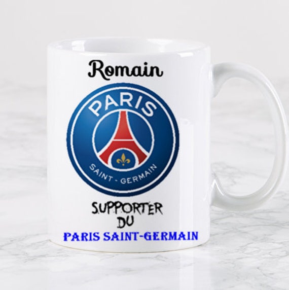 Mug à Personnaliser Psg - Paris Saint Germain, Om Olympique de Marseille, Lyon, France ... Au Prénom