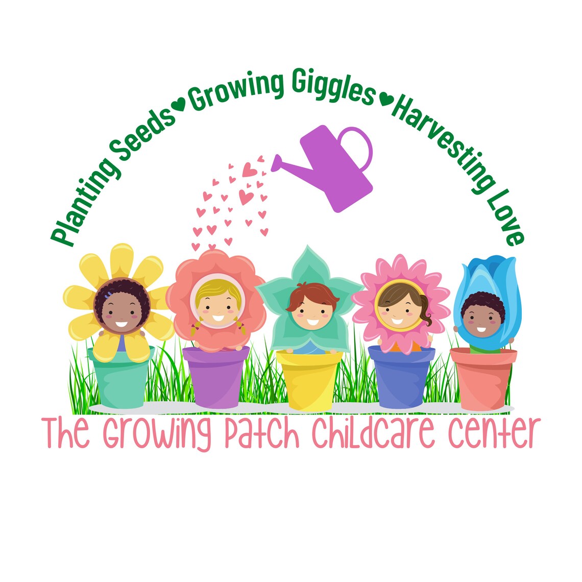 In Home Daycare Logo Home Daycare Logo Childcare Logo Etsy