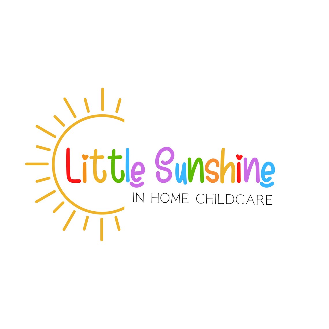 Sunshine Childcare Logo Sun Daycare Logo Animated Sunshine Etsy UK
