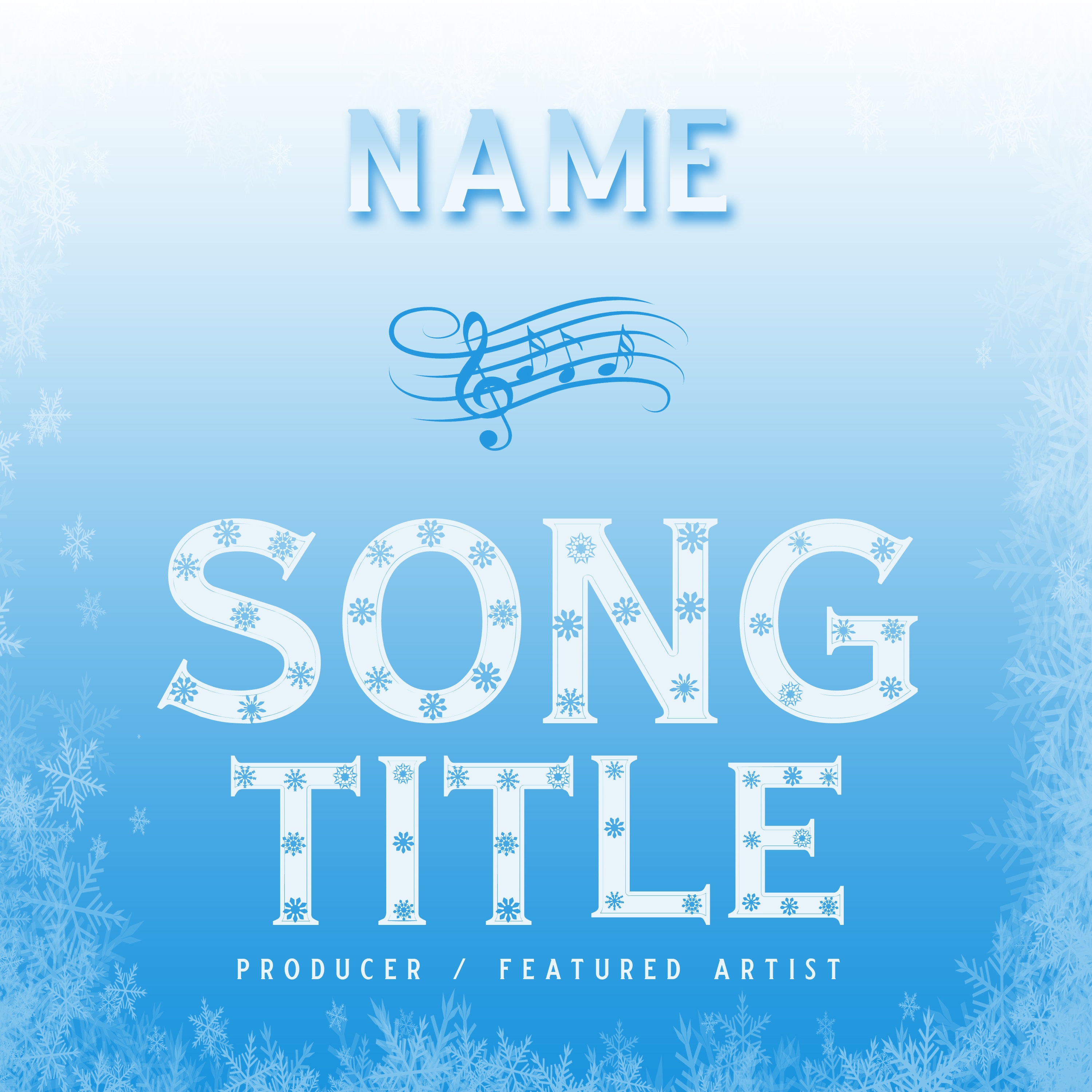 Album Cover Art, Song / Holiday Cover Design - Album Cover Template