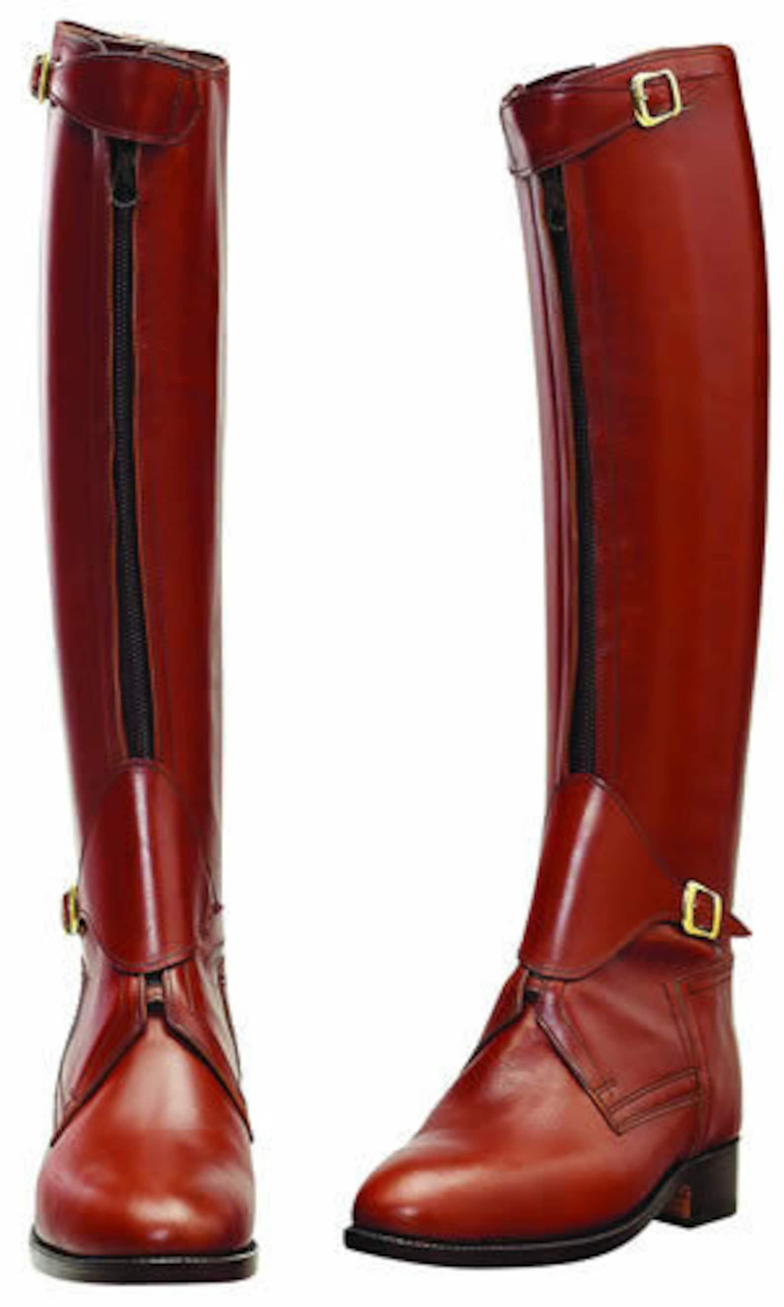 Leather Equestrian Riding Boots Leather Handmade English Dressage