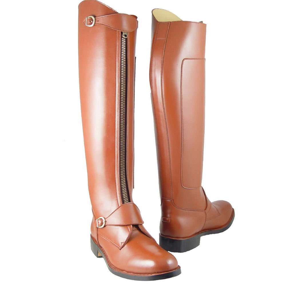 Leather Equestrian Riding Boots Leather Handmade English - Etsy