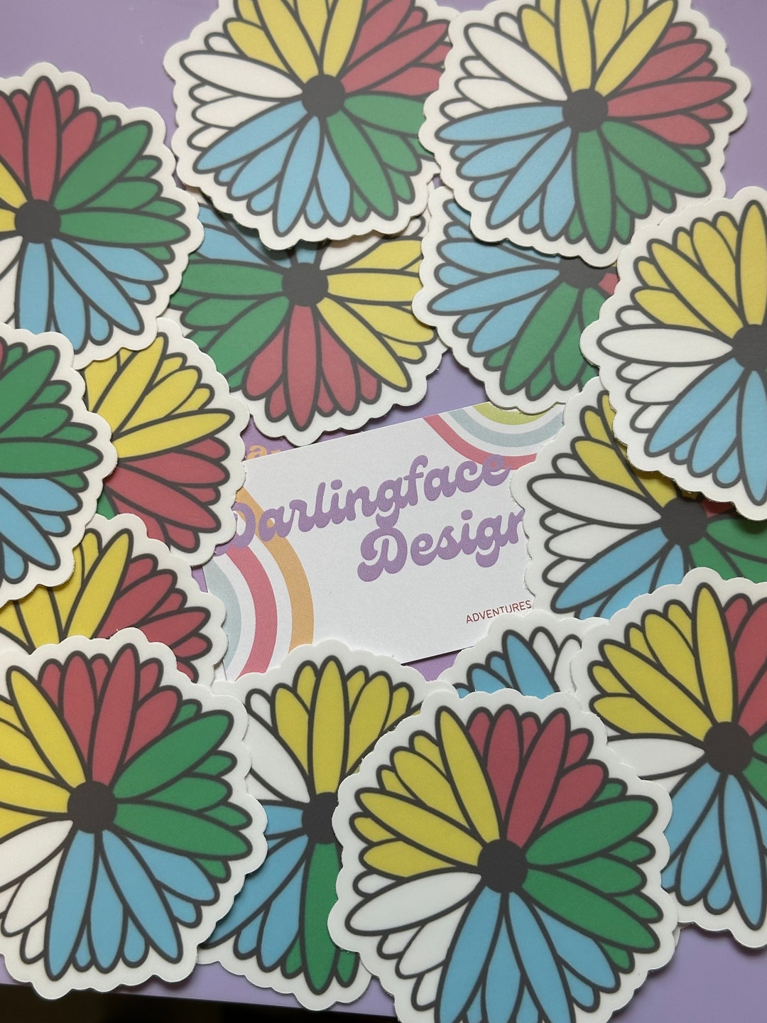 Disability Pride Daisy Sticker - Etsy