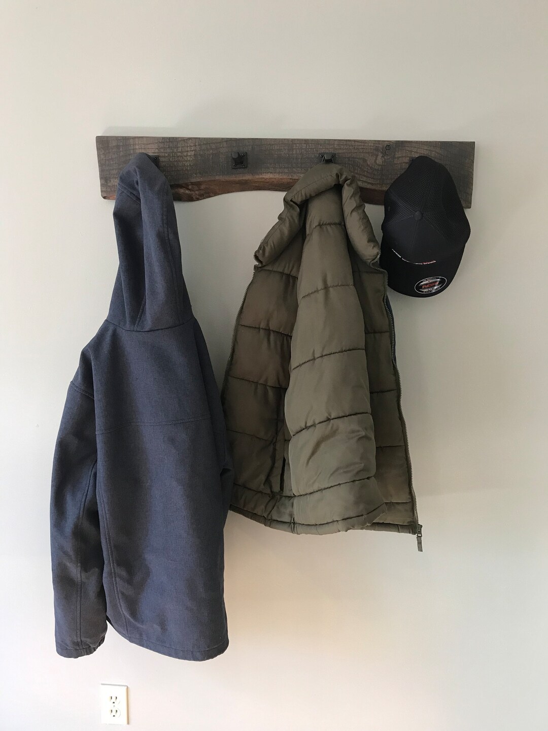 Handmade Wooden Coat Rack Etsy