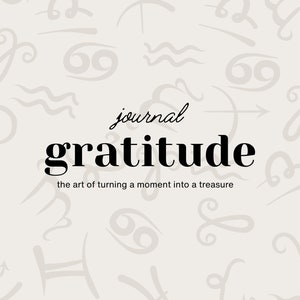 Digital Gratitude Journal, Printable Gratitude Journal, 5 Minute Journal, Digital Download Gratitude Printable