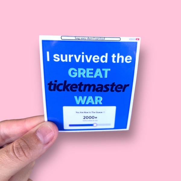 Ticketmaster Sticker Ticketmaster - Etsy