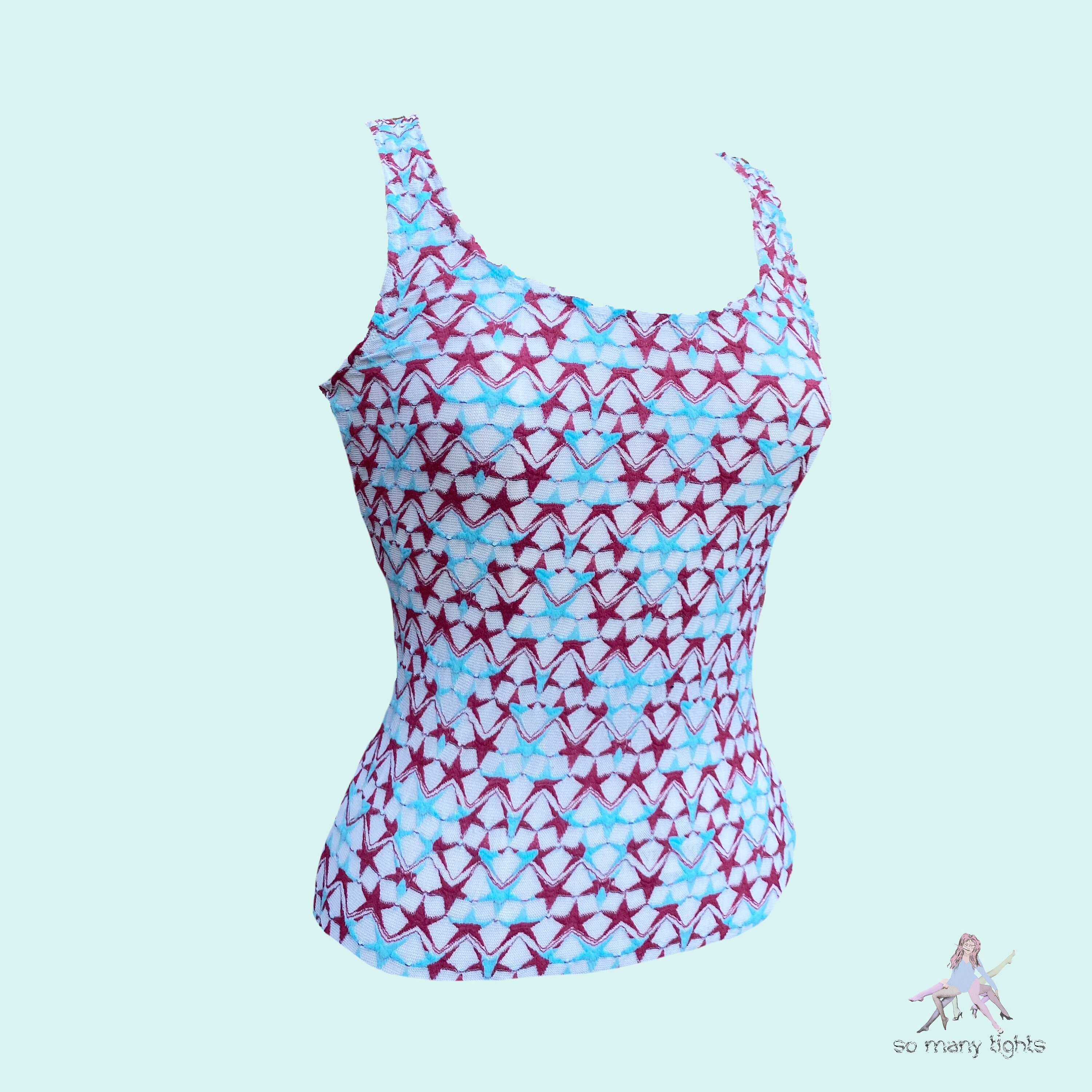 Vivienne Westwood X Wolford VINTAGE 2004 Star Pattern Mesh Vivienne Westwood X Wolford VINTAGE 2004 Star Pattern Mesh